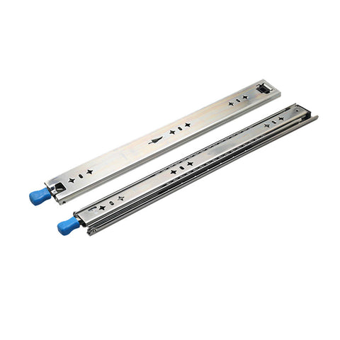 1 Pair Locking Drawer Slides Heavy Duty 120kg Runners Trailer 16 18 20 22 Inch - 16inch/400mm - SuperSaverAU - view 2