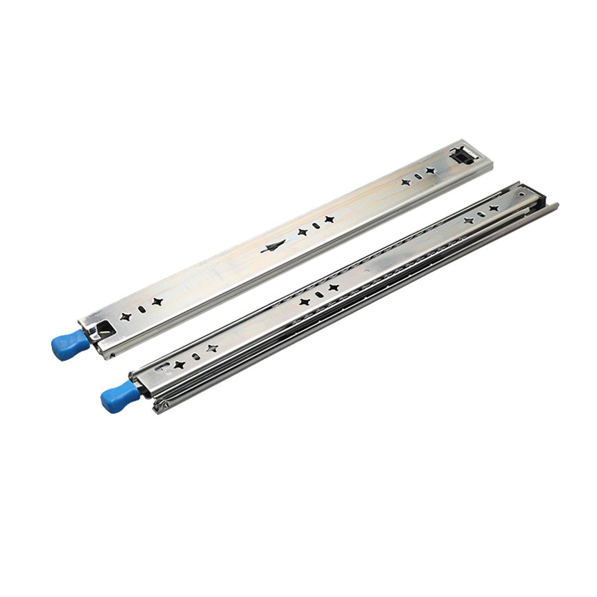 1 Pair Locking Drawer Slides Heavy Duty 120kg Runners Trailer 16 18 20 22 Inch - 20inch/500mm - SuperSaverAU - view 1