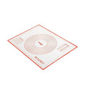 Premium Non-Stick Silicone Baking Mat – Red 80 x 60cm with Measurement Scale