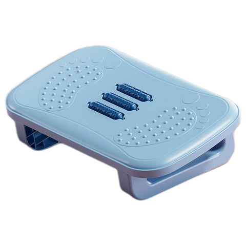 Premium Blue Ergonomic Under Desk Footrest Anti Fatigue Office Foot Support