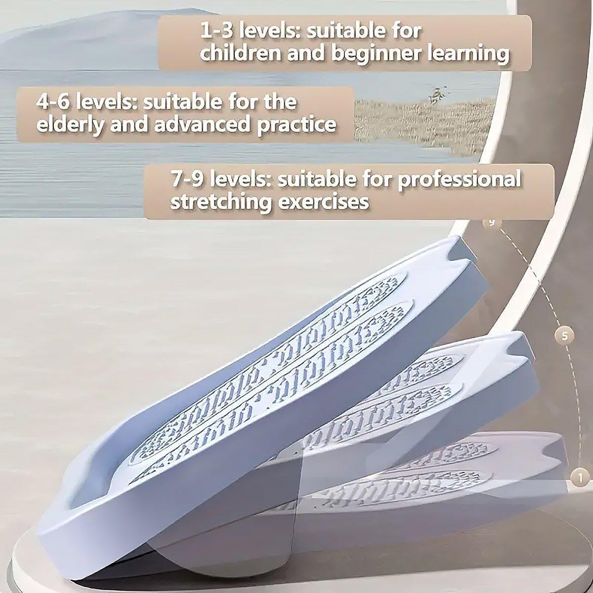 Premium Portable Folding Stretch Board with 9-Level Incline & 200kg Capacity - Green