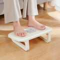 Premium Khaki Ergonomic Under Desk Footrest Anti Fatigue Office Foot Support