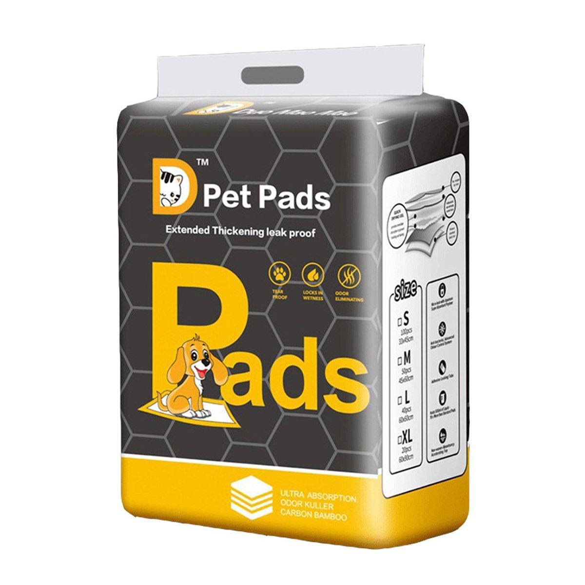 Pet Pad Manufacturers Bamboo Charcoal Deodorant Pads for Dogs Cats - M-50PCS 45*60cm - SuperSaverAU - view 8