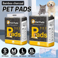 Pet Pad Manufacturers Bamboo Charcoal Deodorant Pads for Dogs Cats - S-100PCS 33*45cm - SuperSaverAU - view 1