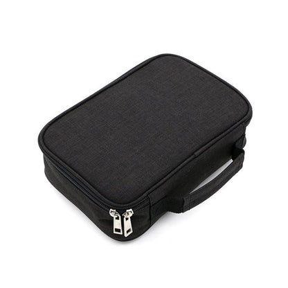 Large Capacity Waterproof Pencil Case - Black - Premium