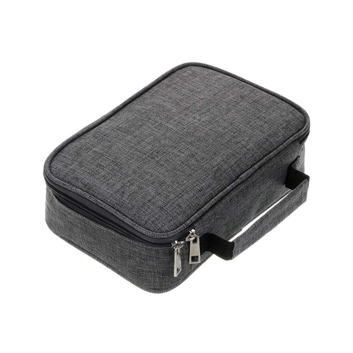 Premium Blue Large Capacity Waterproof Pencil Pouch Multi-Layer Stationery Case
