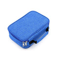 Premium Blue Large Capacity Waterproof Pencil Pouch Multi-Layer Stationery Case