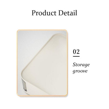 Desktop Storage Box Organizer for Stationery & Cosmetic with 2 Drawers - Green