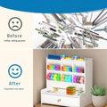 Premium Wooden Desk Organiser – White with Drawer