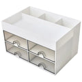 Premium Large Capacity Desktop Pen Storage Box – with Drawers