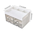 Premium Large Capacity Desktop Pen Storage Box – with Drawers