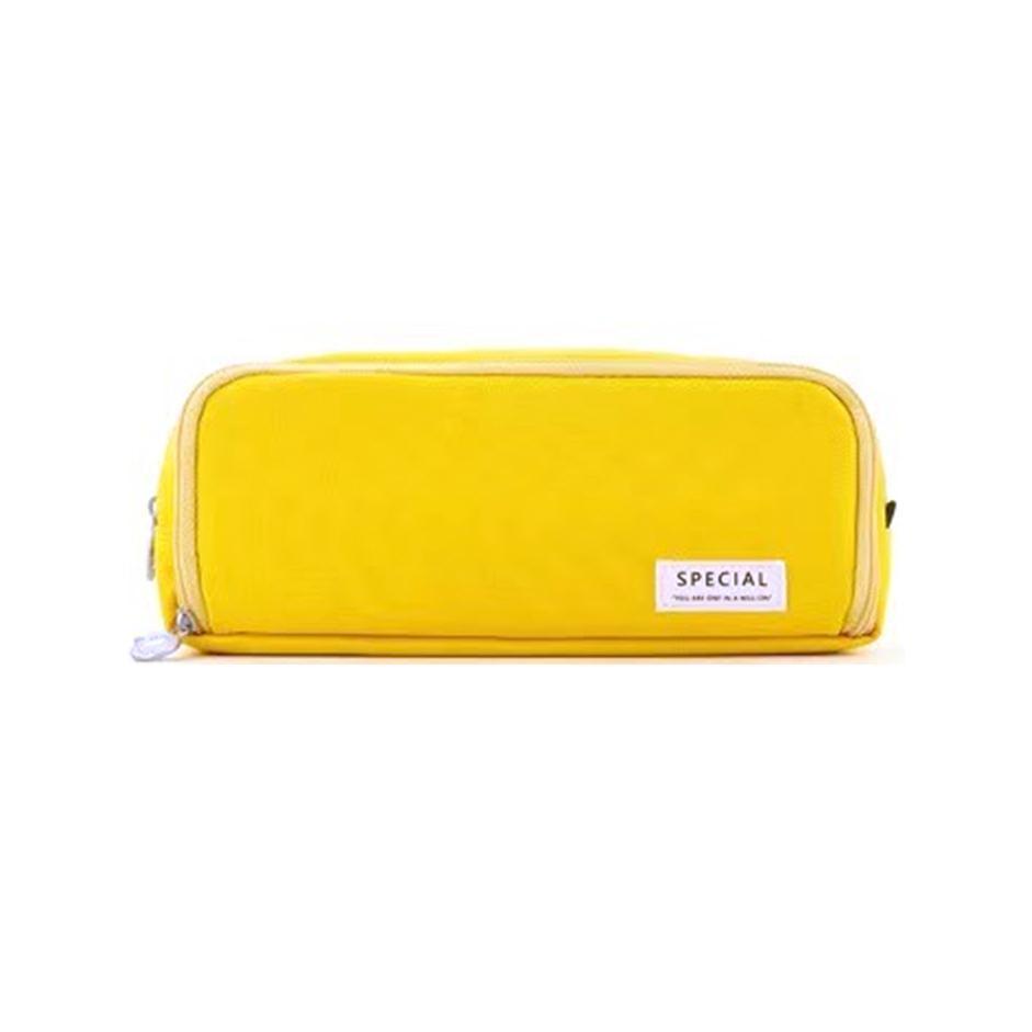 Dark Grey Zipper Pencil Case - Large Capacity Organizer - SuperSaverAU - view 8