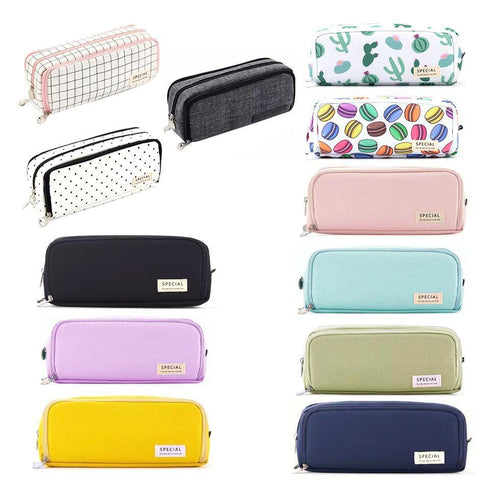 Cactus Zipper Pencil Case - Large Capacity Organizer - SuperSaverAU - view 2