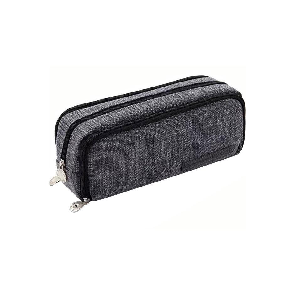 Navy Zipper Pencil Case - Large Capacity Organizer - SuperSaverAU - view 14