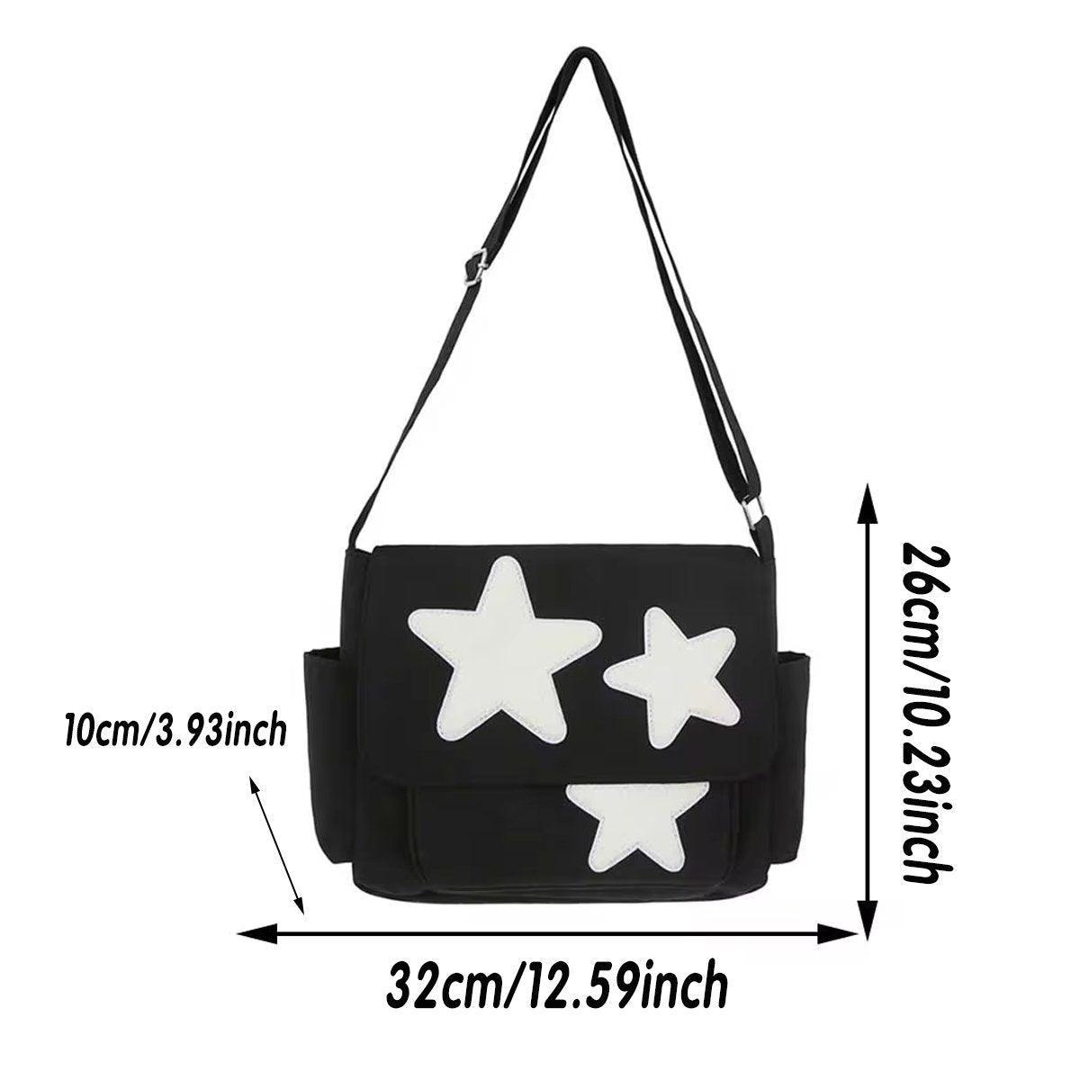 Premium Japanese Style Pentagram Crossbody Shoulder Bag