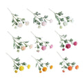 5pcs Artificial Peony Silk Flowers Bouquet Decor Faux Floral Arrangements - Champagne - SuperSaverAU - view 2