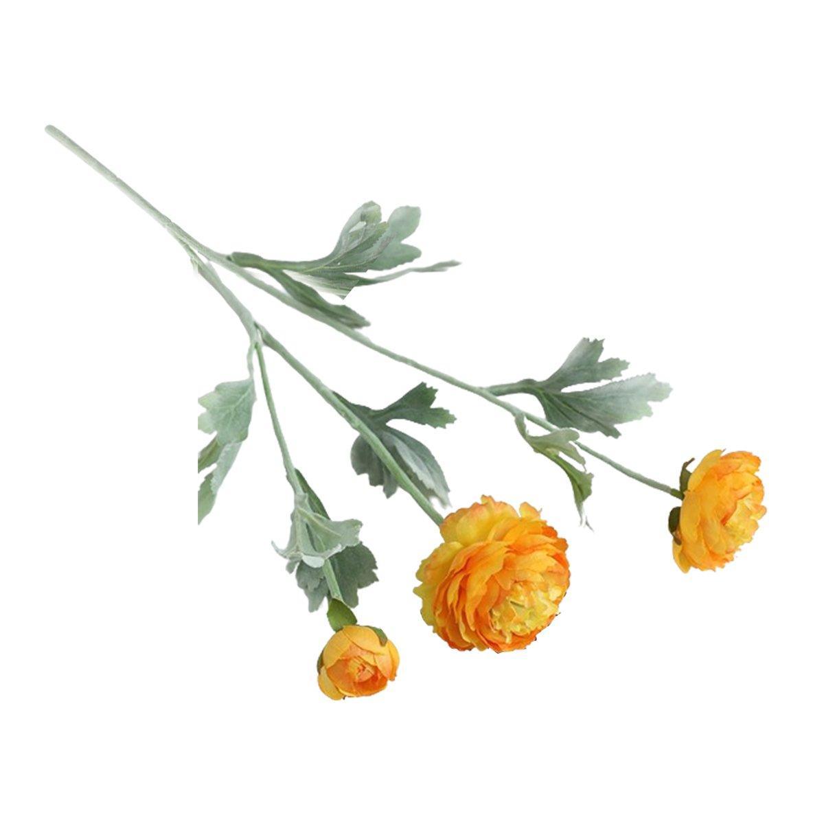 5pcs Artificial Peony Silk Flowers Bouquet Decor Faux Floral Arrangements - Purple Red - SuperSaverAU - view 7
