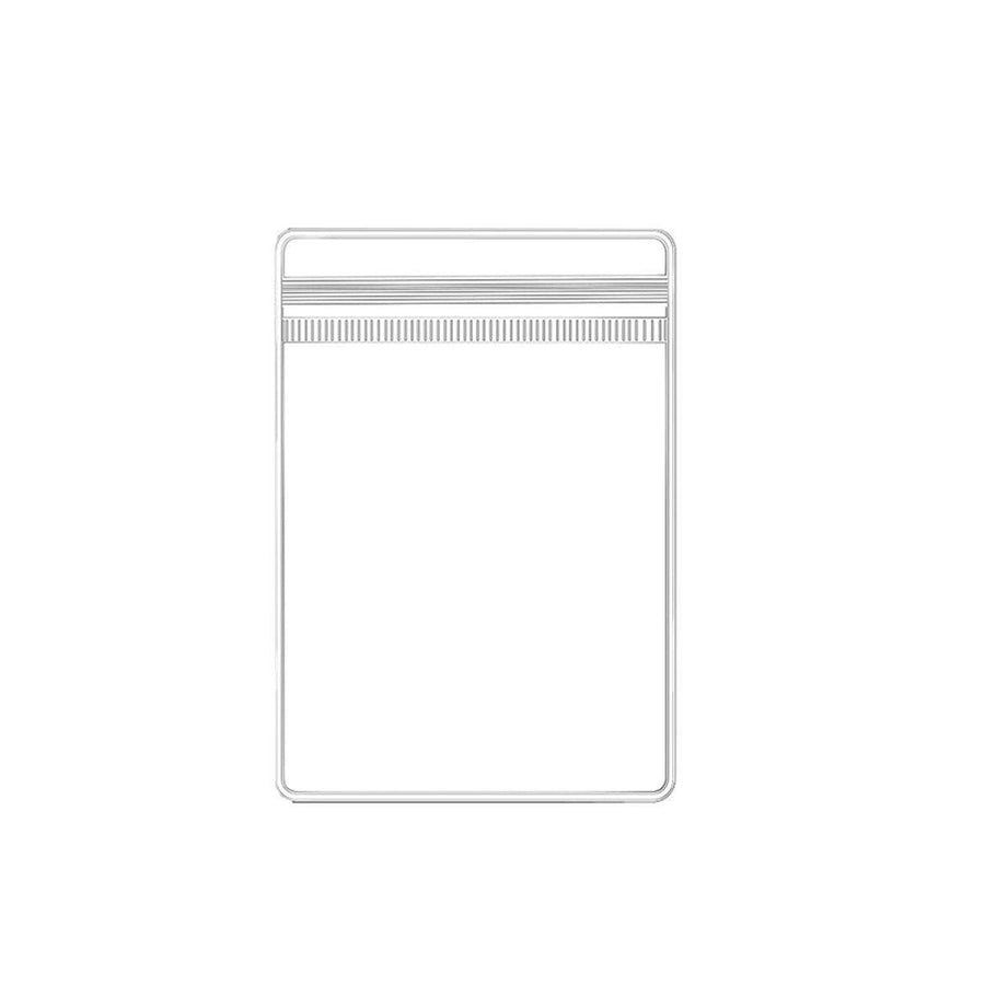 Premium 100 Pack Clear PVC Self Sealing Jewellery Bags 11x11cm