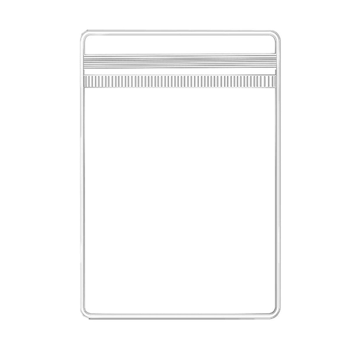 Premium 100 Pack Clear PVC Self Sealing Jewellery Bags 11x11cm