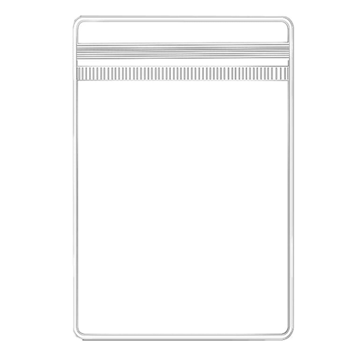 Premium 100 Pack Clear PVC Self Sealing Jewellery Bags 11x11cm