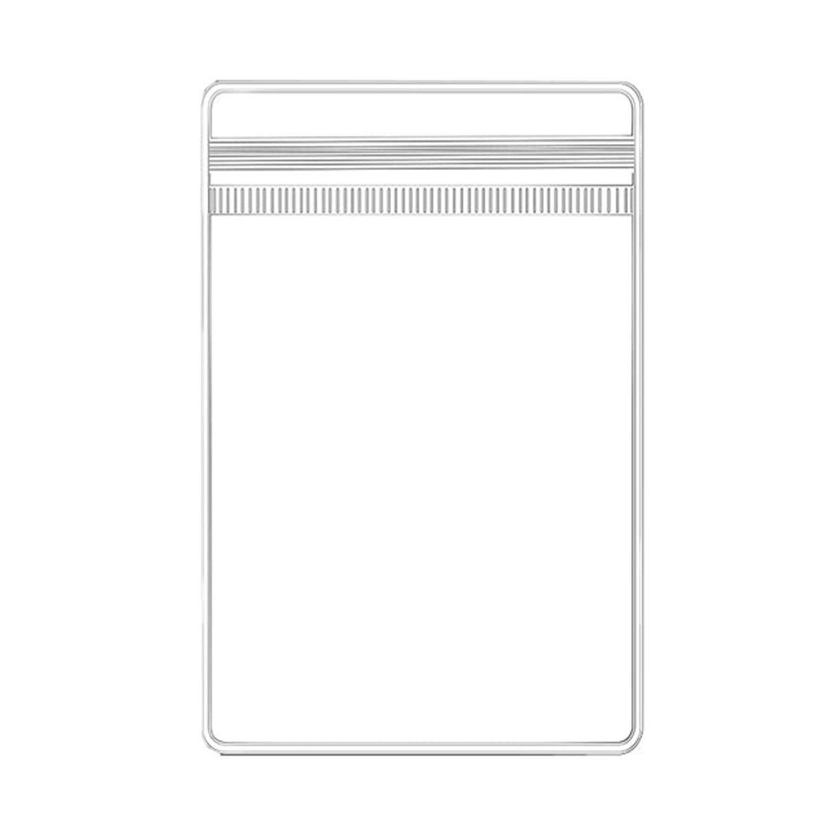 Premium 100 Pack Clear PVC Self Sealing Jewellery Bags 11x11cm