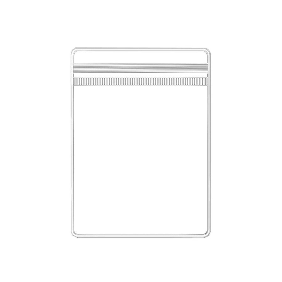Premium 100 Pack Clear PVC Self Sealing Jewellery Bags 12x12cm