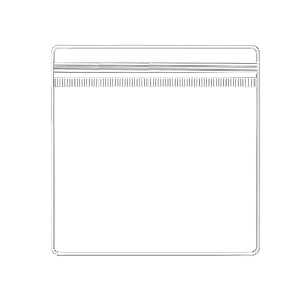 Premium 100 Pack Clear PVC Self Sealing Jewellery Bags 9x13cm