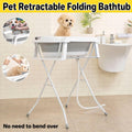 Pet Bath Tub Elevated Stand for Cats and Dogs, 85cm x 47cm x 21cm, Foldable - SuperSaverAU - view 1