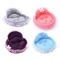 Princess Pet Bed - Soft Lace Design for Cats & Small Dogs - 18.89" Diameter - Grey - SuperSaverAU - view 2