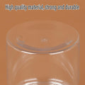 Premium Wide Mouth Clear Plastic Storage Bottles – 10 x 8.5cm, 50 Pack