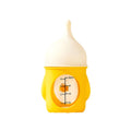 Premium Silicone Pet Milk Feeding Bottle with Scale - Pink 80ml