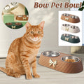 Premium Stainless Steel Double Pet Bowl Feeder – Green