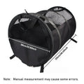 Foldable Pet Car Bag - Breathable Travel Tent, 123cm x 58cm, Grey