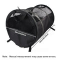 Foldable Pet Car Bag - Breathable Travel Tent, 123cm x 58cm, Grey - SuperSaverAU - view 3