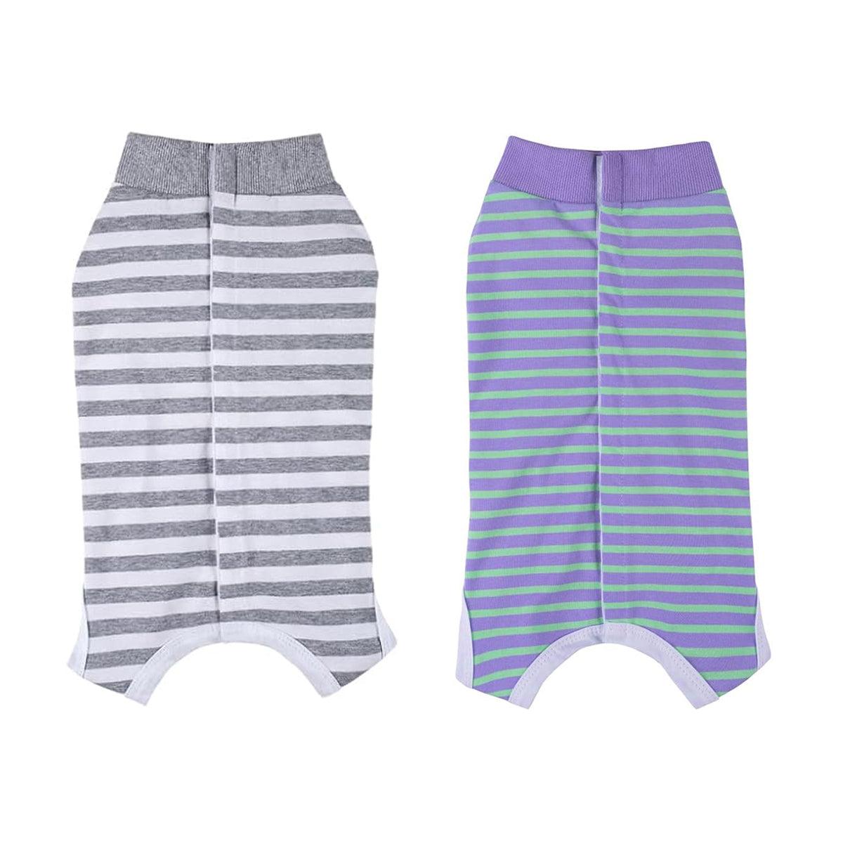 Thin Belly Shirt for Female Dogs - Soft, Breathable, Anti-Cool, Grey - XXL - SuperSaverAU - view 2