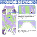 Thin Belly Shirt for Female Dogs - Soft, Breathable, Anti-Cool, Grey - XXL - SuperSaverAU - view 4