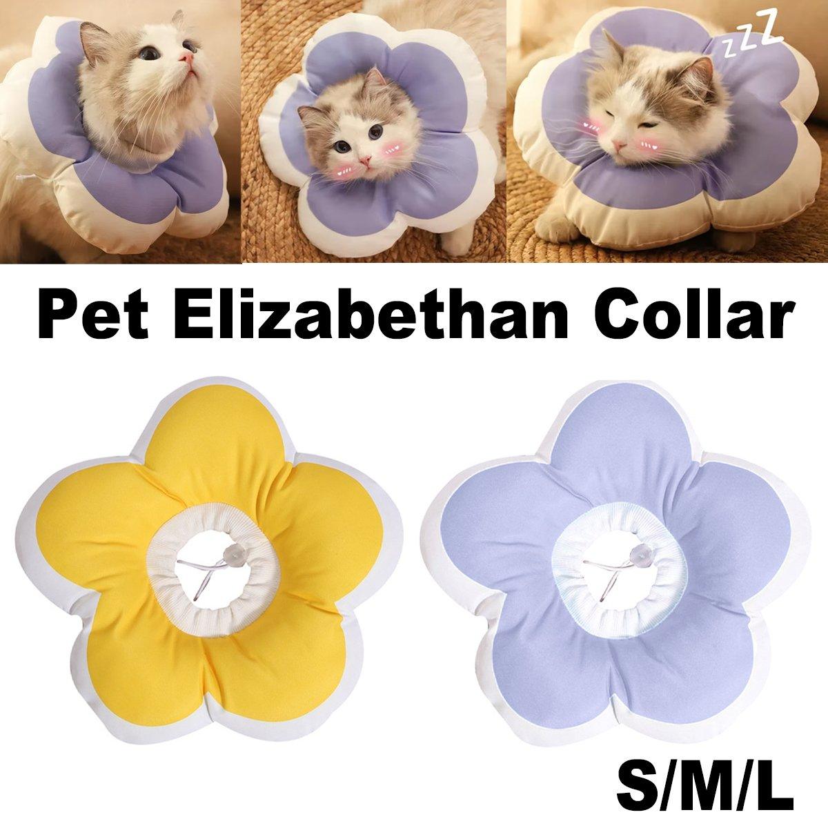 Premium Elizabethan Cat Recovery Collar - Purple L