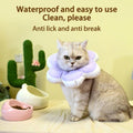 Premium Elizabethan Cat Recovery Collar - Yellow L