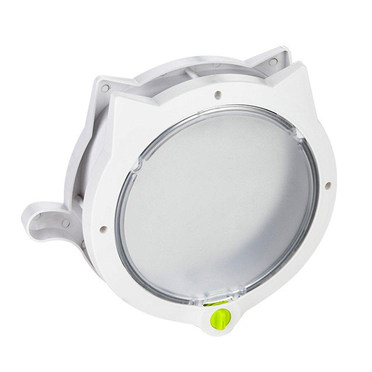 Cat Ear Pet Door for Cats and Dogs - 31.5cm x 27.5cm - Durable, Easy Access, White