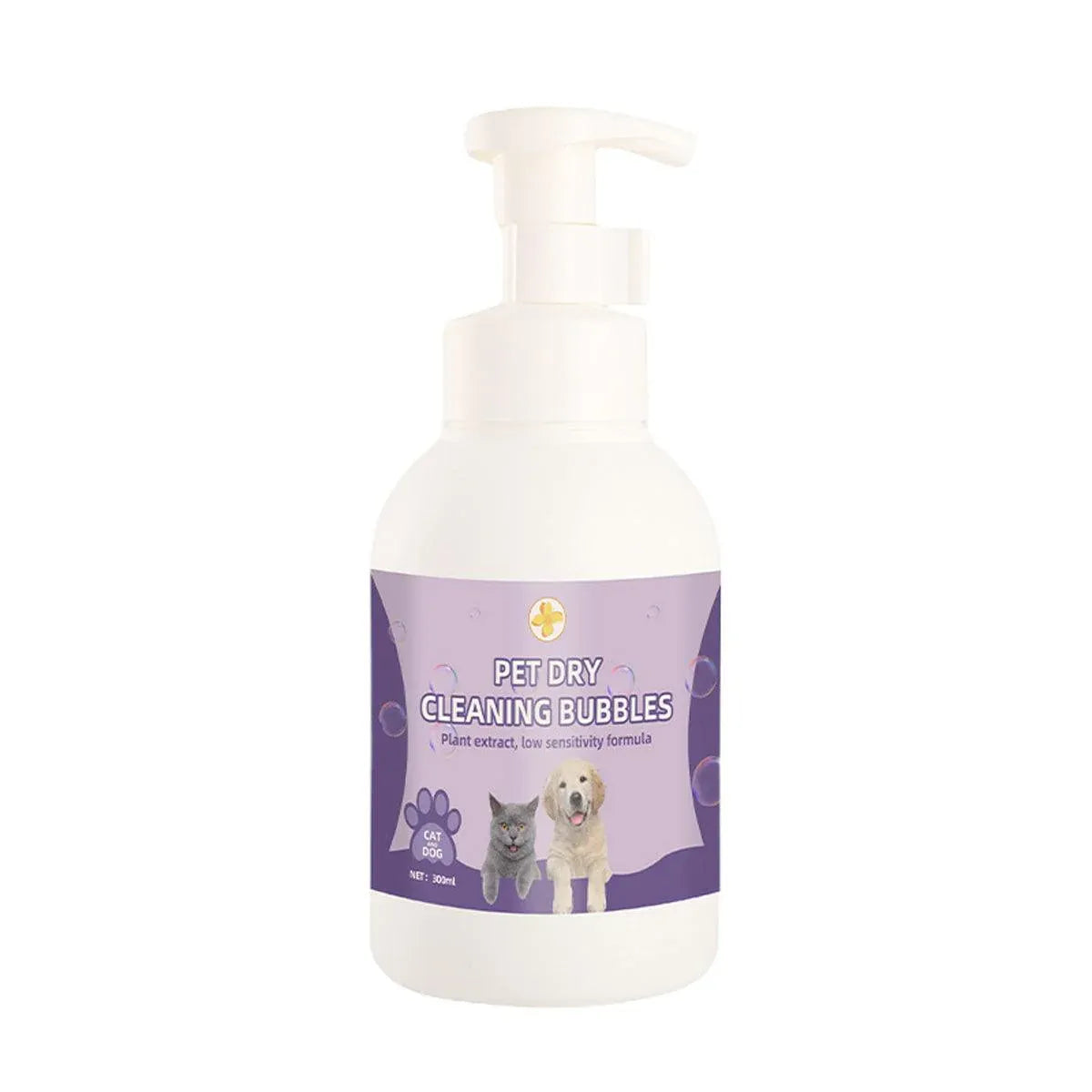 Premium Pet No Rinse Dry Cleaning Foam for Cats & Dogs - 500ml