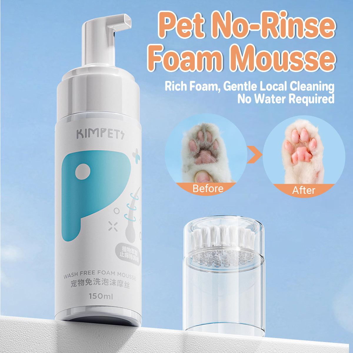 Pet Dry Cleaning Foam Free & Clear Body Wash Mousse 150ml for Dogs & Cats - SuperSaverAU - view 1