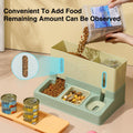 Automatic Pet Water Dispenser and Feeder - 2-in-1, BPA-Free, 13.7x9.3x8.66 inches, Blue - SuperSaverAU - view 4