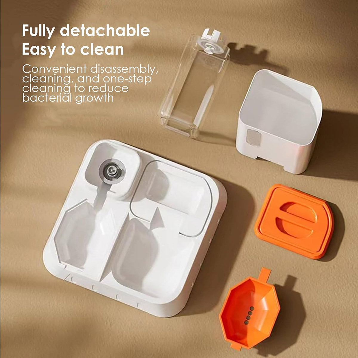 Automatic Pet Feeder and Water Dispenser 2.2L Food 1.3L Water - Green