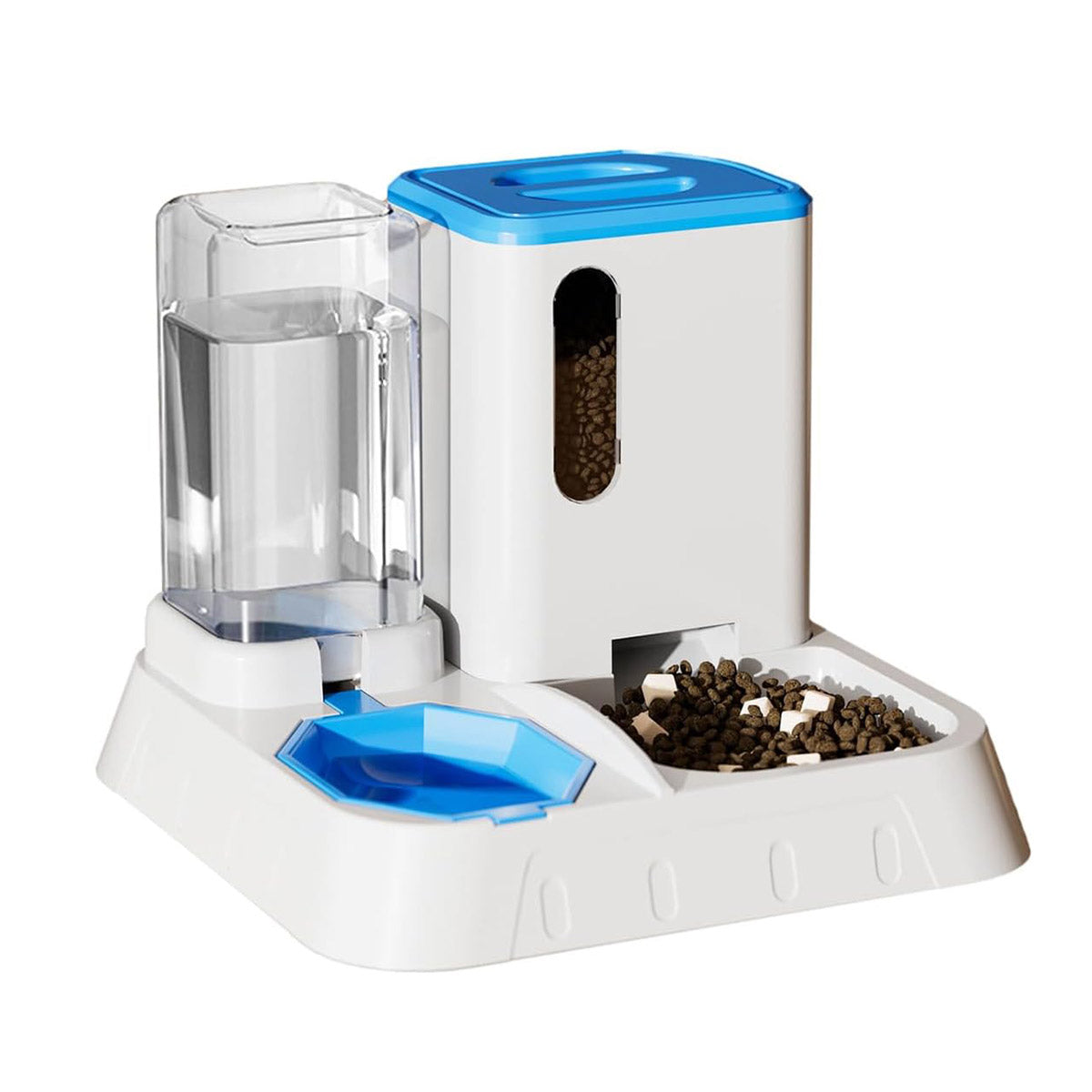 Automatic Pet Feeder and Water Dispenser 2.2L Food 1.3L Water - Green