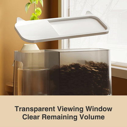 Automatic Cat Feeder Water Dispenser 2.8L Food & 1L Water Tank - Grey