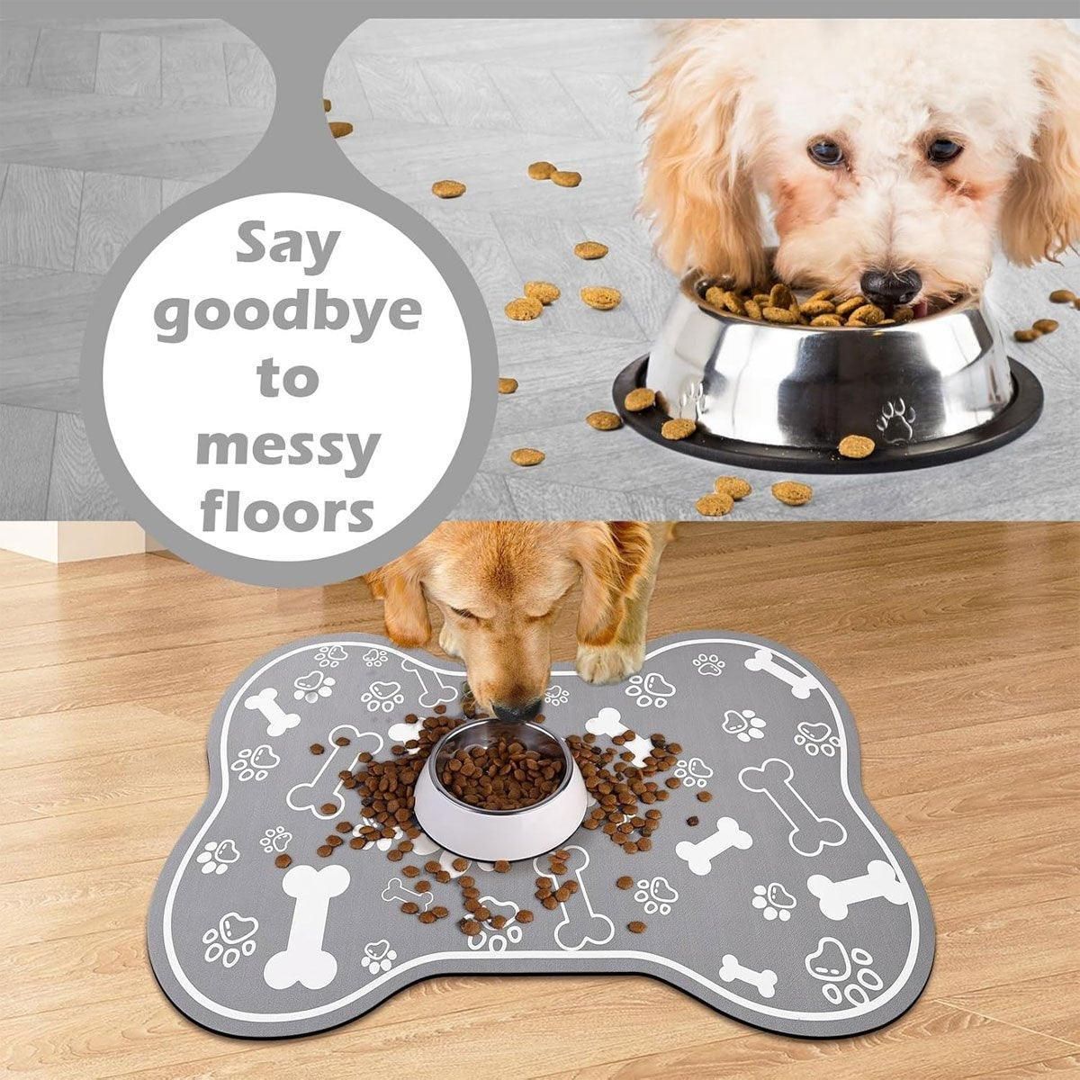 Premium Diatom Mud Pet Feeding Mat Non-Slip - Black 50 x 80cm