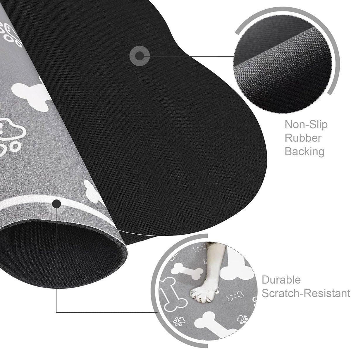 Premium Diatom Mud Pet Feeding Mat Non-Slip - Grey 50 x 80cm