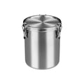Stainless Steel Pet Food Storage Bucket, Airtight Seal, 1000ml - SuperSaverAU - view 6