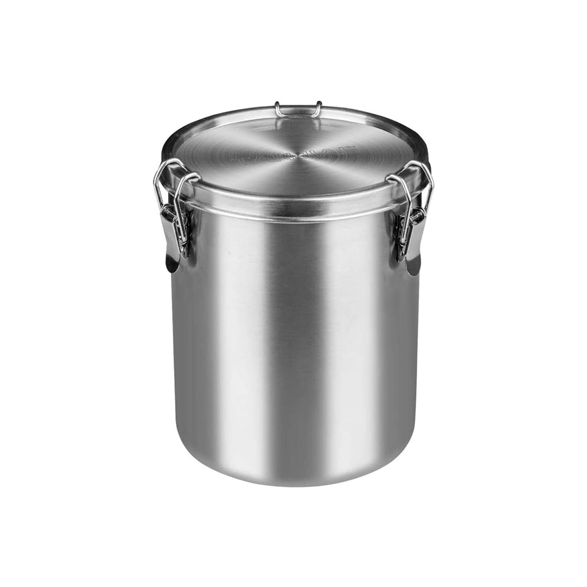 Premium Stainless Steel Pet Food Storage Bucket – 1600ml