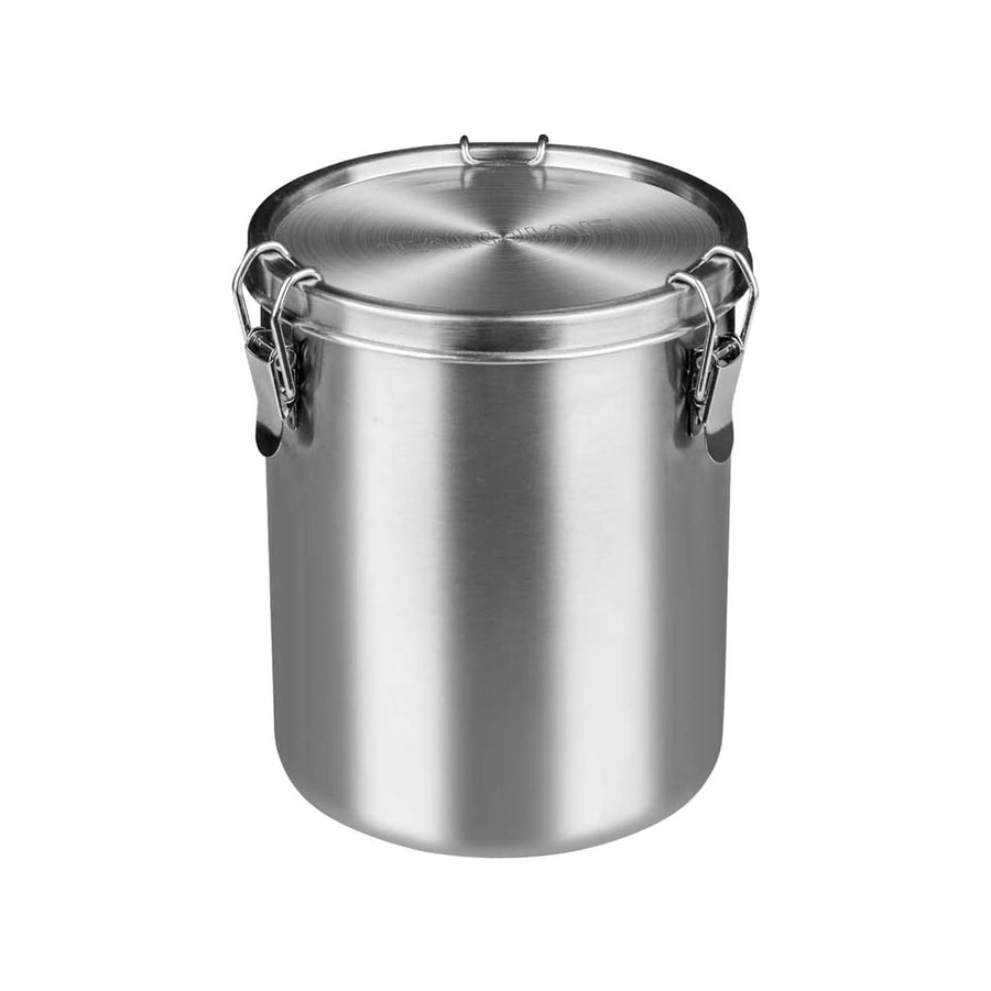 Premium Stainless Steel Pet Food Storage Bucket – 1600ml